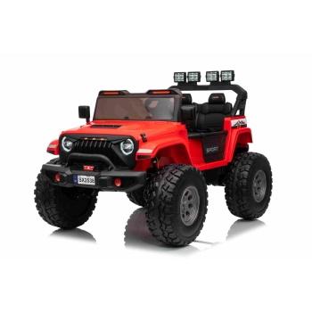 Auto na akumulator Extreme Sport 4x4 Zmienna Wielkość Czerwony SX2539.CR